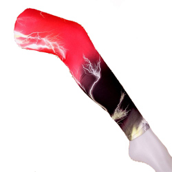 Legging Foudre spatiale rouge noir