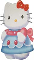 Hello Kitty jolie robe bleu