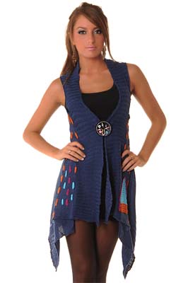Gilet asymétrique