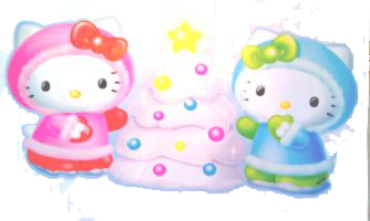 Hello Kitty sapin de neige