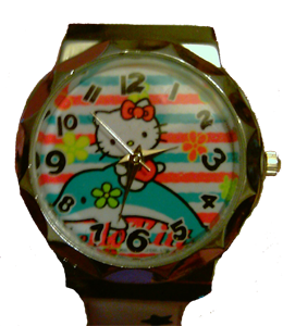 Hello Kitty et le Dauphin montre Quartz