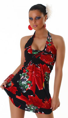 Robe courte forme bustier