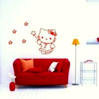 Hello Kitty magicienne